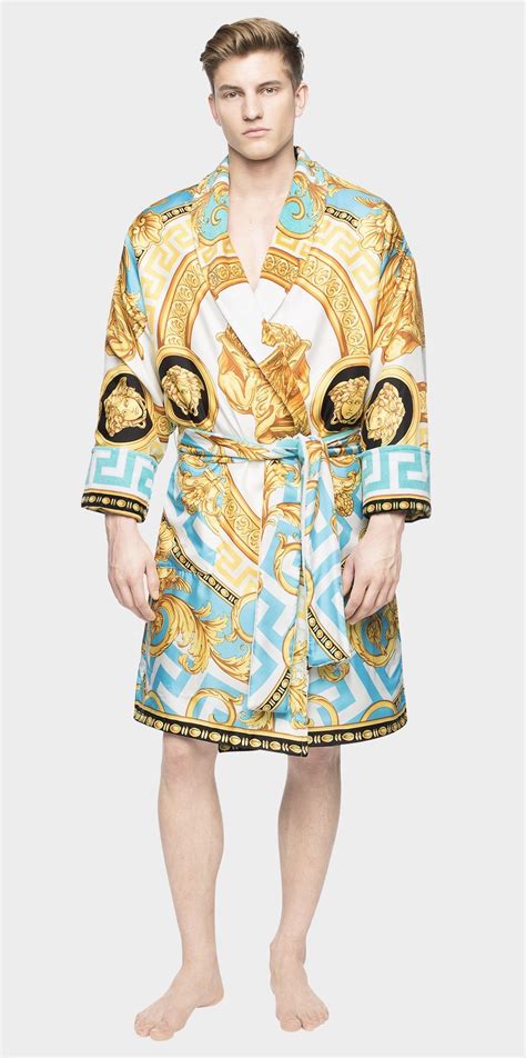 silk robe versace|Versace silk robe men's.